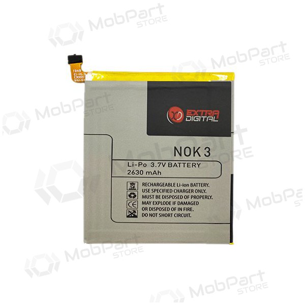 Nokia 3 battery / accumulator (2630mAh)