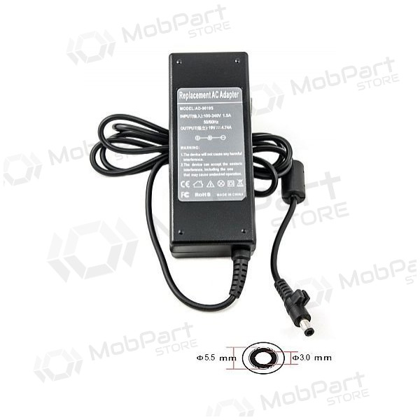 SAMSUNG 90W: 19V, 4.74A laptop charger SAMSUNG 90W: 19V, 4.74A laptop charger