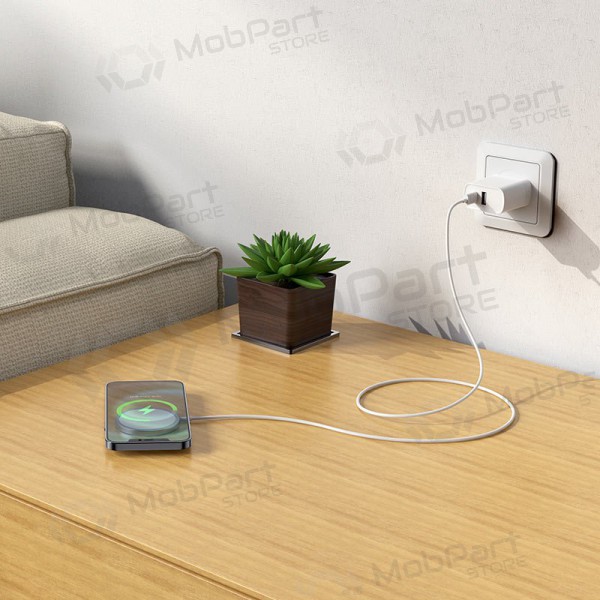 Charger wireless Borofone BQ9 Pro Original Magnetic (10W) (silver)