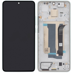 Xiaomi Poco X7 Pro screen (green) (with frame) (original)