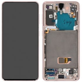Samsung Galaxy S21 5G screen (violet) (with frame) (original)