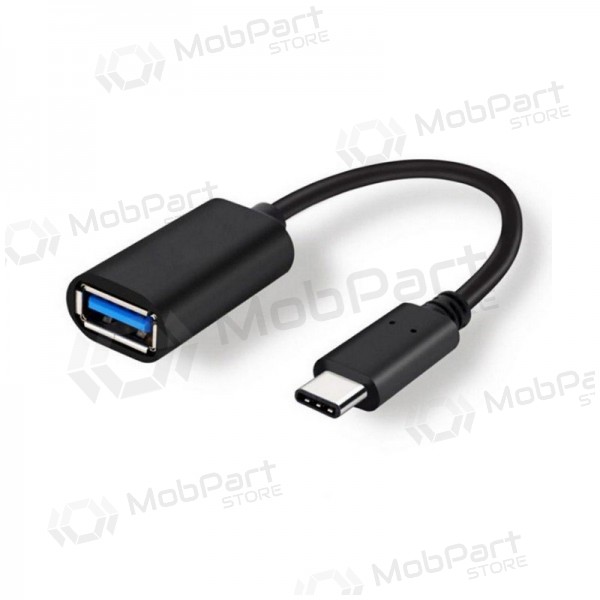 Adapter iš Type-C į USB (OTG) black