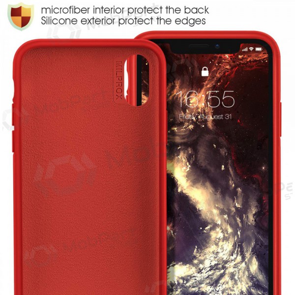 Apple iPhone 11 Pro case - Liquid Silicone - 2.0mm (red)