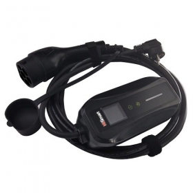 Elektromobilio nešiojamas charger GB/T - Schuko (220V), 6-16A, 3.5kW, 1-fazė, 5m