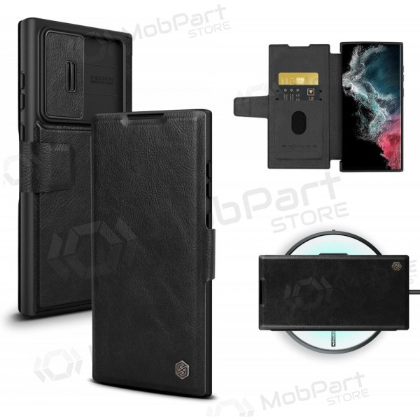 Samsung Galaxy S22 Plus case „Nillkin Leather“ (black)
