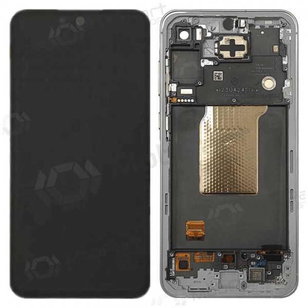 Samsung Galaxy A55 screen (Awesome Iceblue) (with frame) (original) Samsung Galaxy A55 screen (Awesome Iceblue) (with frame) (original)