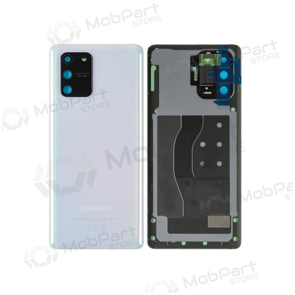 Samsung G770 Galaxy S10 Lite back / rear cover white (Prism White) (used grade C, original) Samsung G770 Galaxy S10 Lite back / rear cover white (Prism White) (used grade C, original)