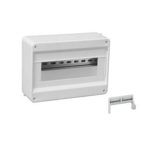 Pawbol 12 mod. panel C.2071 (without doors, with ground terminals, white)