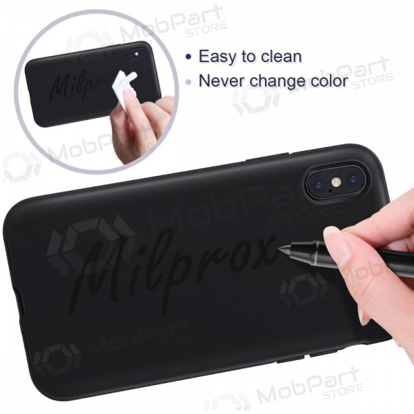 Apple iPhone 12 Pro Max case - Liquid Silicone 1.5mm (black)
