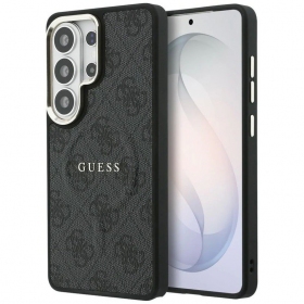 Samsung Galaxy S26 Ultra case - Guess PU Leather 4G Gold Frame Magnetic