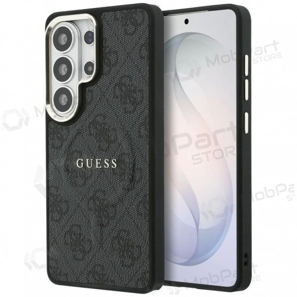 Samsung Galaxy S26 Ultra case - Guess PU Leather 4G Gold Frame Magnetic (black)