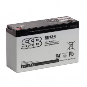 Battery (AGM) SSB SB (12Ah, 6V, F1, VRLA)