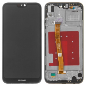 Huawei P20 Lite screen (black) (with frame) (used grade B, original)