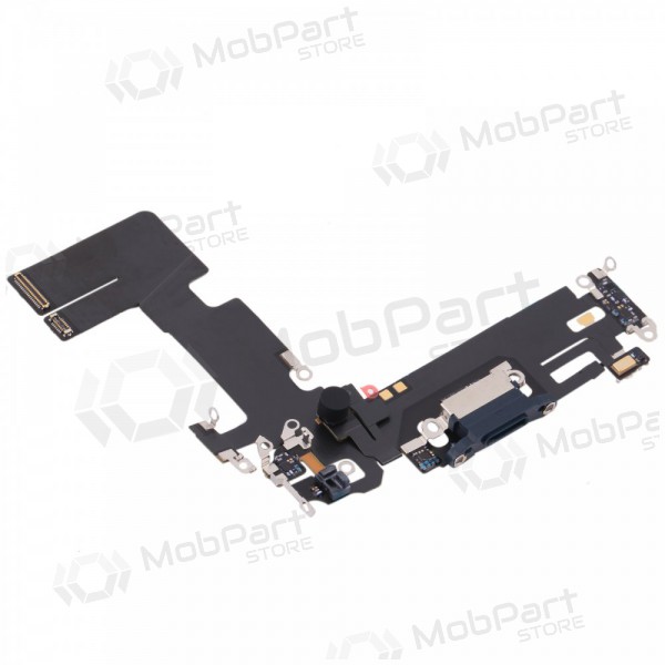Apple iPhone 13 charging port and microphone connector (black)