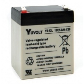 Battery YUASA Yuvolt (5Ah, 12V, F2, VRLA)