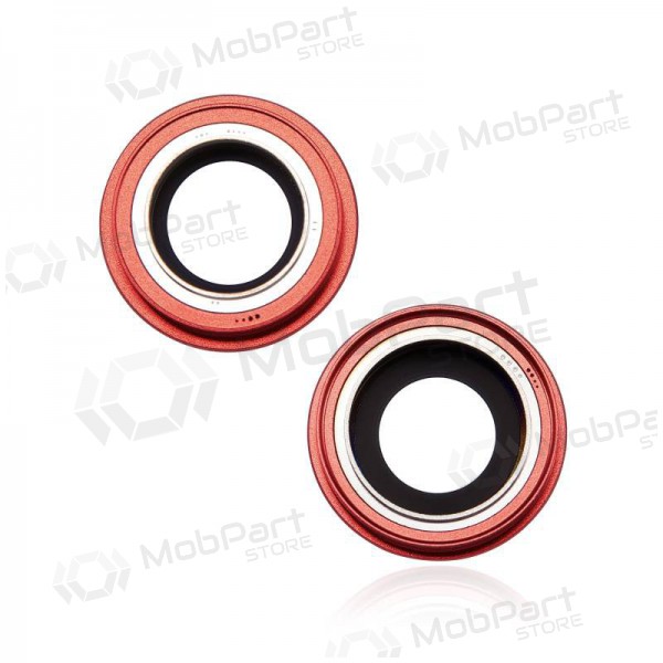 iPhone 14 / 14 Plus camera glass / lens (2pcs) (red) (with frame) iPhone 14 / 14 Plus camera glass / lens (2pcs) (red) (with frame)