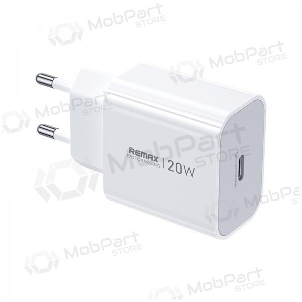 Phone charger Remax CA08 20 W USB-C white