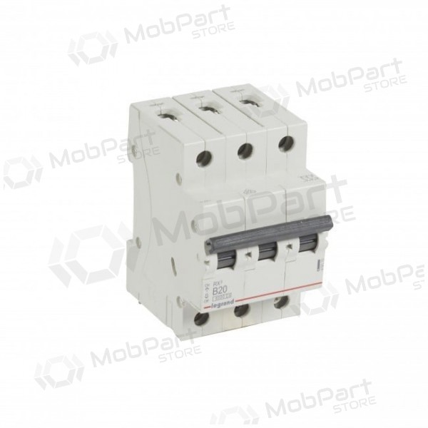 MCB RX3 Legrand 419170 (20A, 3P, 230V, 6kA)