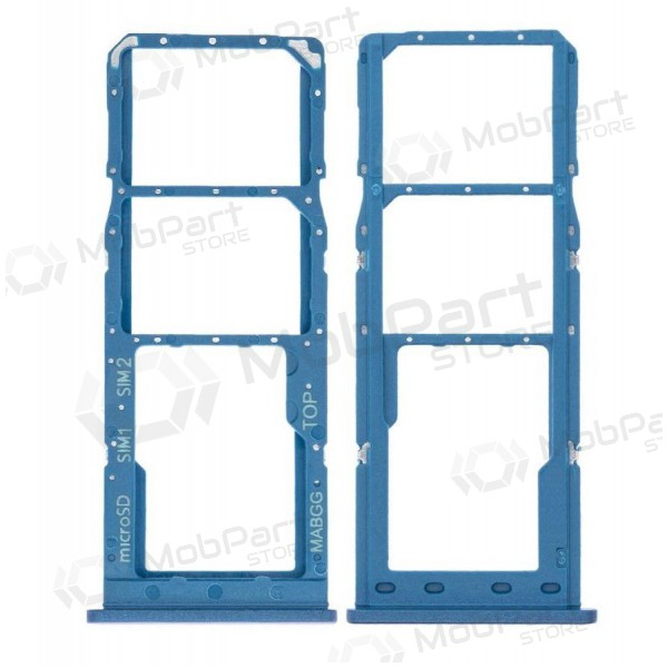 Samsung Galaxy A125 A12 / A127 A12S SIM card holder (blue) (service pack) (original)