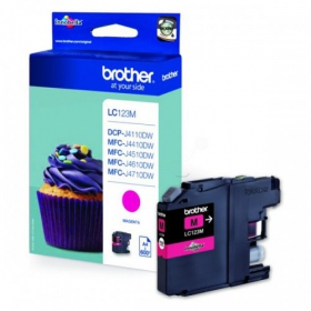 Brother LC 123 (LC123M),  cartridge for inkjet printers