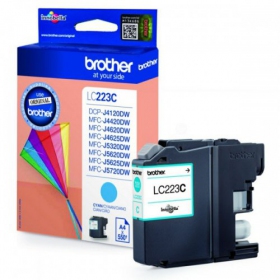 Brother LC 223 (LC223C), sky blue cartridge for inkjet printers, 550 pages