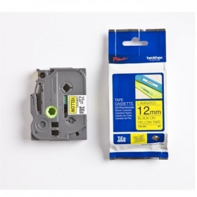 Brother TZe-631 (TZE631) laminated labeling tape black on yellow 12mm, 8m