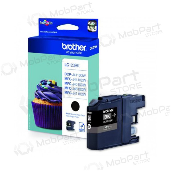 Brother LC 123 (LC123BK), black cartridge for inkjet printers