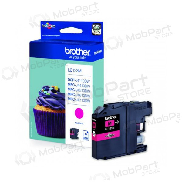 Brother LC 123 (LC123M),  cartridge for inkjet printers