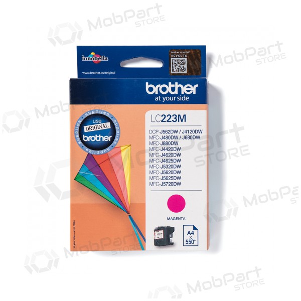 Brother LC 223 (LC223M), cartridge for inkjet printers, 550 pages Brother LC 223 (LC223M), cartridge for inkjet printers, 550 pages
