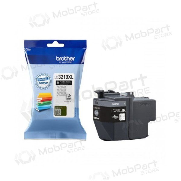 Brother LC 3219 (LC3219XLBK), black cartridge for inkjet printers, 3000 pages.