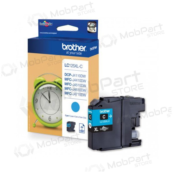 Brother LC125XLC (LC125XLC), sky blue cartridge for inkjet printers