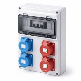 Distribution Boards with Industrial Sockets