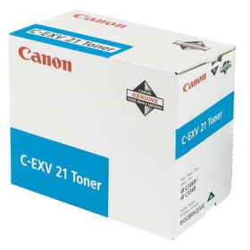 Canon C-EXV 21 (0453B002), sky blue cartridge for laser printers, 14000 pages.