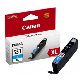 Canon CLI-551XL (6444B001), Cyan Ink Cartridge for Inkjet Printers