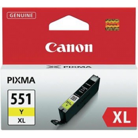 Canon CLI-551XL (6446B001) Yellow Ink Cartridge for Inkjet Printers