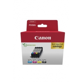 Canon CLI-571 (0386C008) Ink cartridge set, C/M/Y/BK