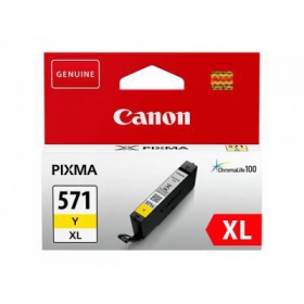 Canon CLI-571XLY (0334C001), yellow cartridge for inkjet printers, 715 pages