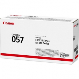 Canon CRG 057 (3009C002) black cartridge for laser printers, 3100 pages.