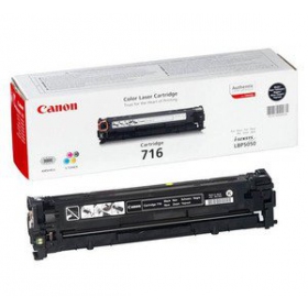 Canon CRG 716 (1980B002) black cartridge for laser printers, 2300 pages.