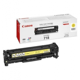 Canon CRG 718 (2659B002) yellow cartridge for laser printers, 2900 pages.