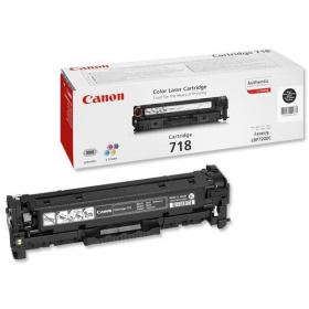 Canon CRG 718 (2662B002) black cartridge for laser printers, 3400 pages.