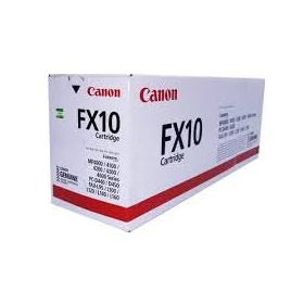 Canon FX-10 (0263B002), black cartridge for laser printers, 2000 pages.