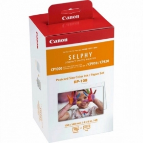 Canon RP-108 Colour (8568B001) Ink cartridge + 100x148mm Paper (108 sheets)