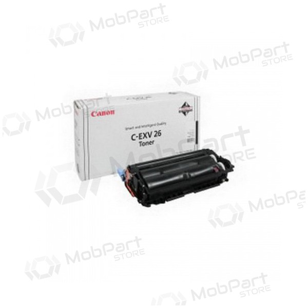 Canon C-EXV 26 (1660B006 / 1660B011), black cartridge for laser printers, 6000 pages. Canon C-EXV 26 (1660B006 / 1660B011), black cartridge for laser printers, 6000 pages.