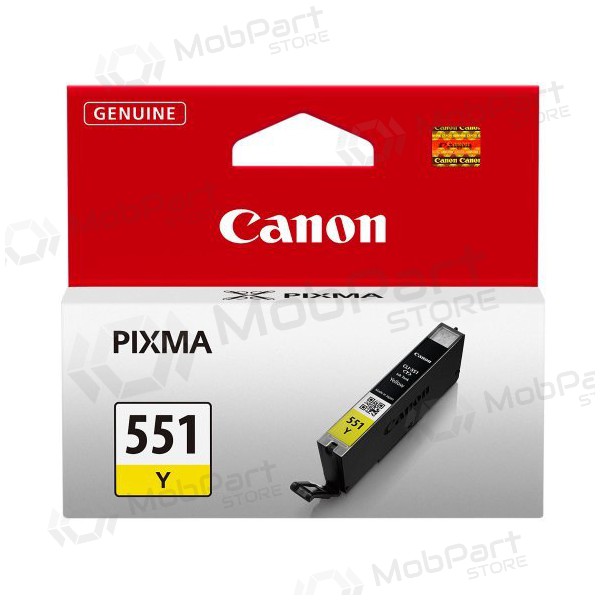 Canon CLI-551 (6511B001), yellow cartridge for inkjet printers