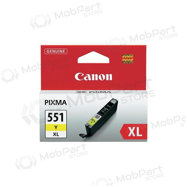 Canon CLI-551XL (6446B001) Yellow Ink Cartridge for Inkjet Printers