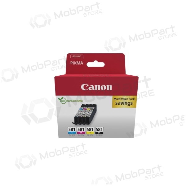 Canon CLI-581 (2103C007) Ink cartridge set, C/M/Y/BK