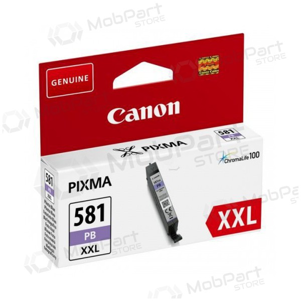 Canon CLI-581 XXL (1999C001), photo blue ink cartridge for inkjet printers