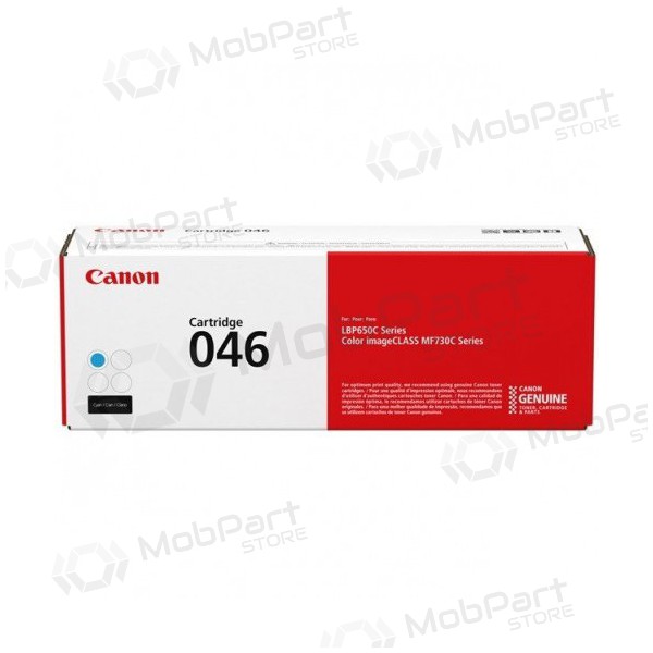 Canon CRG 046 (1249C002), cyan cartridge for laser printers, 2300 pages.