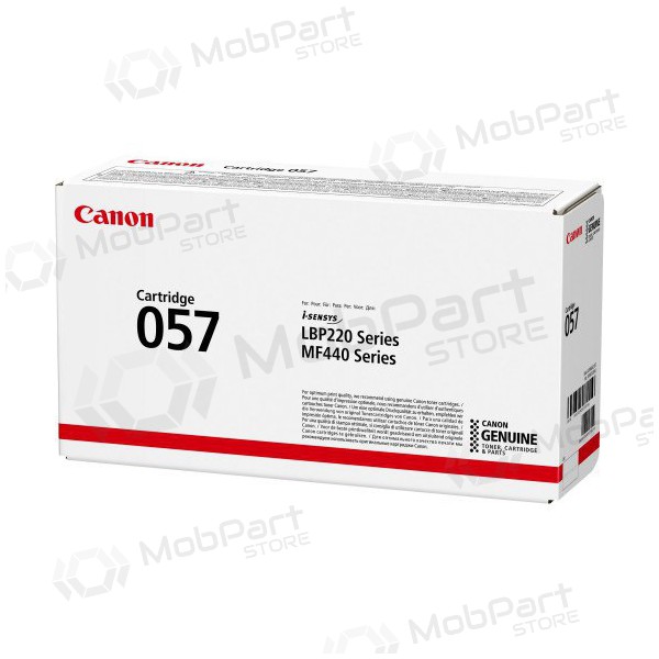 Canon CRG 057 (3009C002) black cartridge for laser printers, 3100 pages.